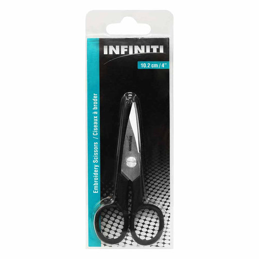 INFINITI Embroidery Scissors – Black – 4" (10.2 cm)