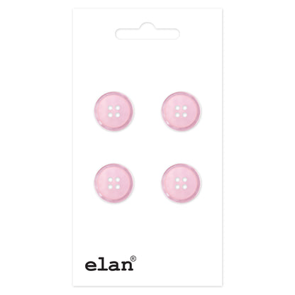 ELAN 4 Hole Button 12 mm (1/2 in), 4 Count