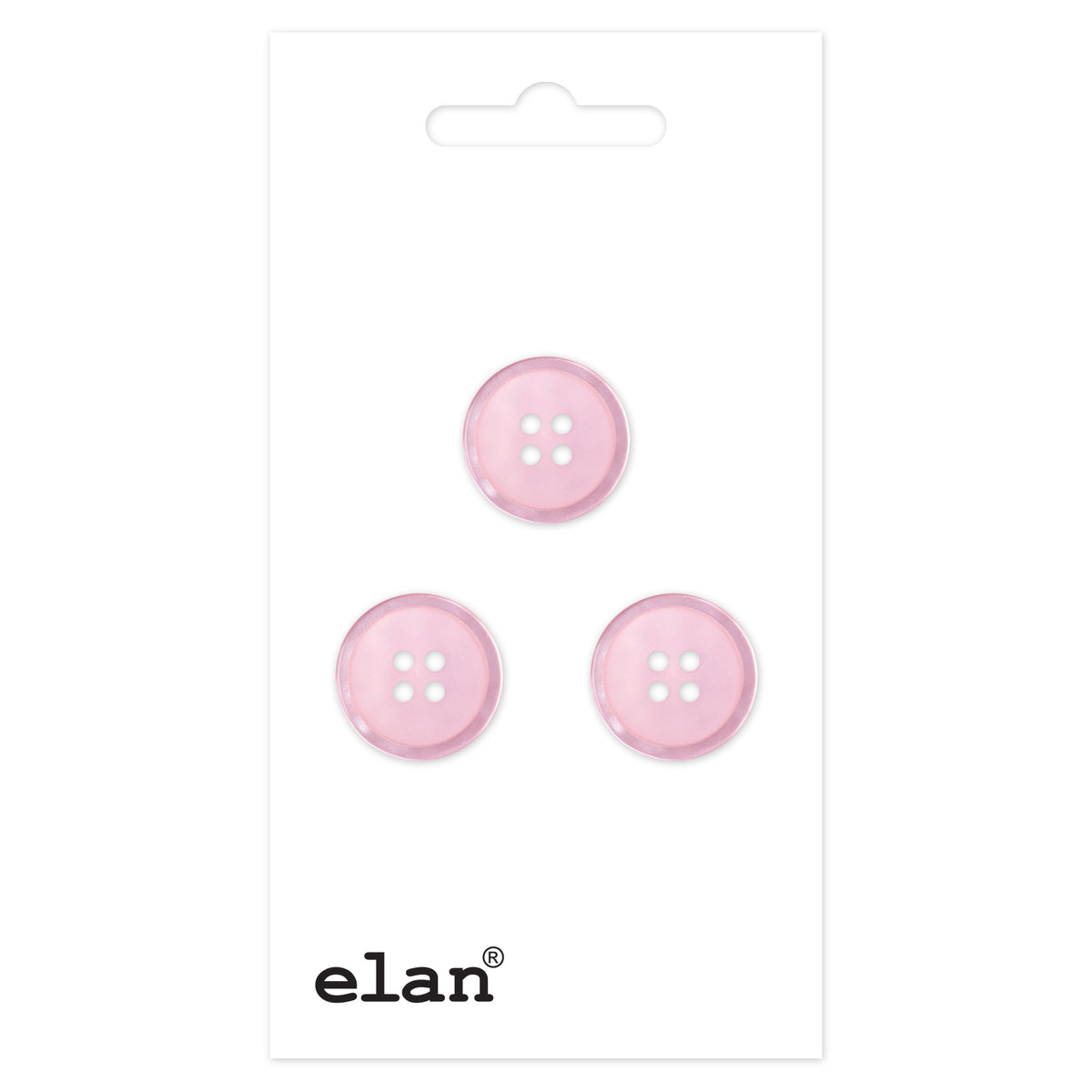 ELAN 4 Hole Button 15 mm (5/8 in), 3 Count
