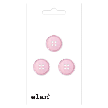ELAN 4 Hole Button 15 mm (5/8 in), 3 Count