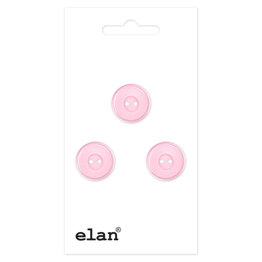 ELAN 2-Hole Button, 15mm (5/8in), 3 Pack