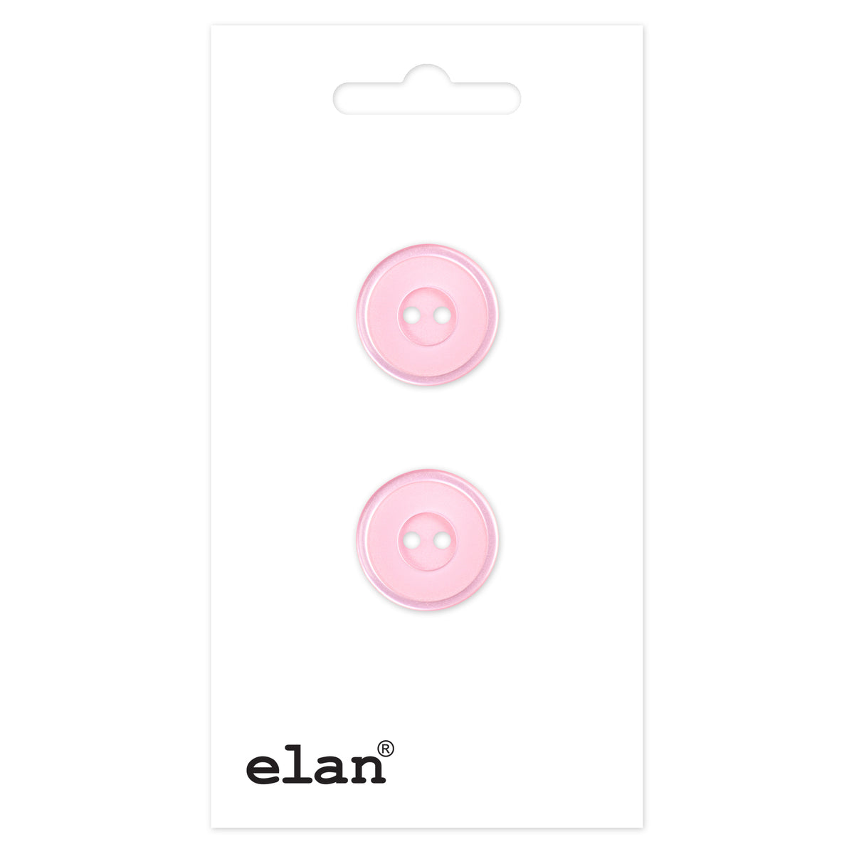 ELAN 2-Hole Button, 19mm (3/4in), 2 Pack