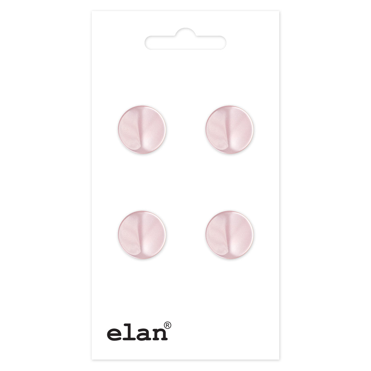ELAN Shank Button, 12 mm (1/2in), 4 Pack - packaged product view