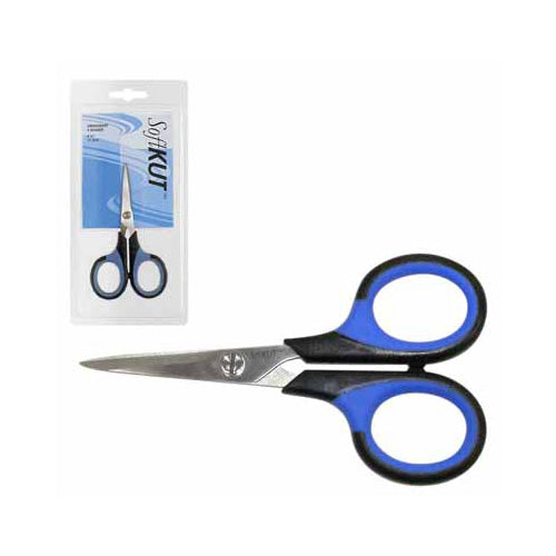 SOFTKUT Embroidery Scissors – 4 1/2″ (11.4 cm) – Ergonomic Grip