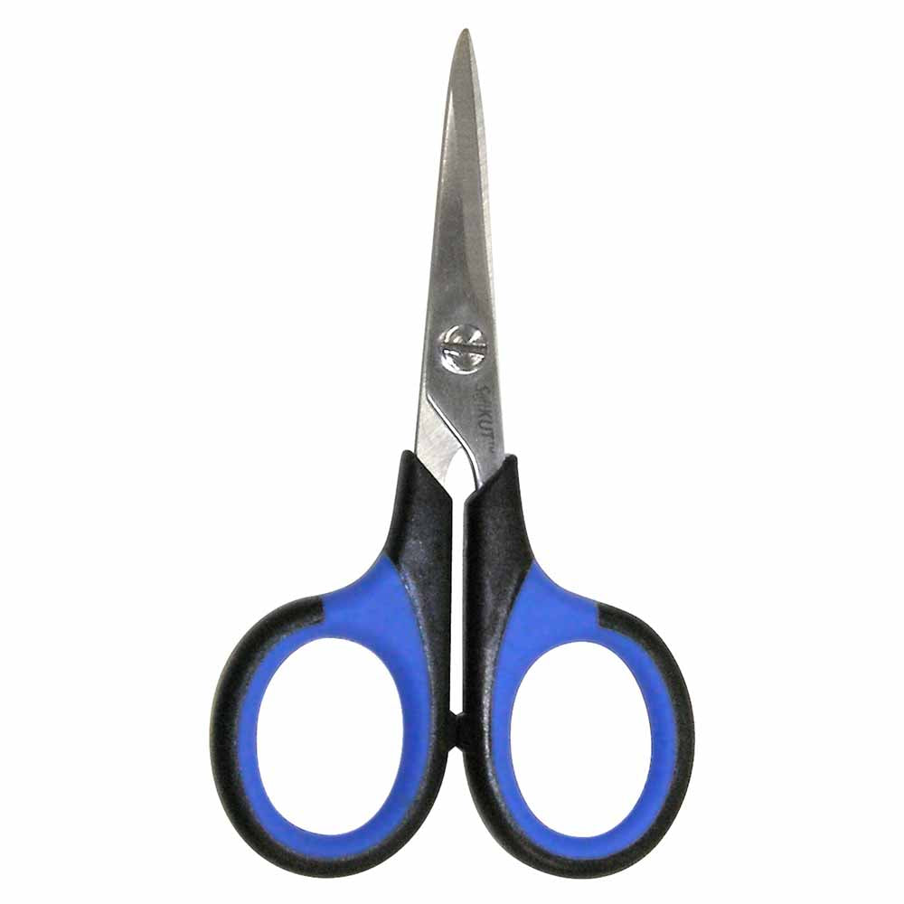 SOFTKUT Embroidery Scissors – 4 1/2 (11.4 cm) – Ergonomic Grip