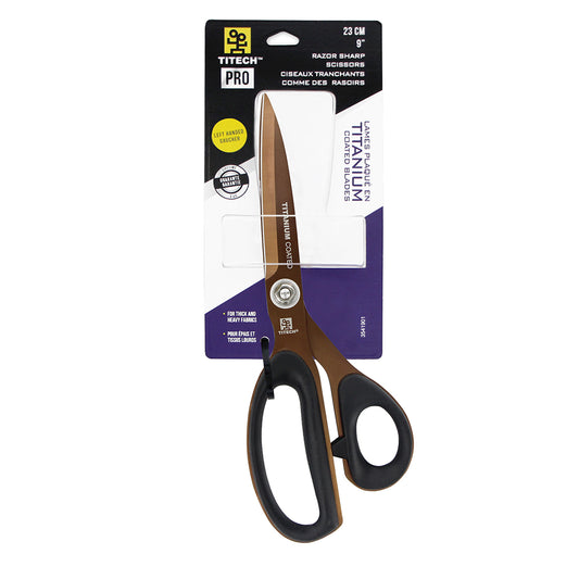 TITECH PRO Dressmaker’s Scissors – 9″ – Left‑Handed