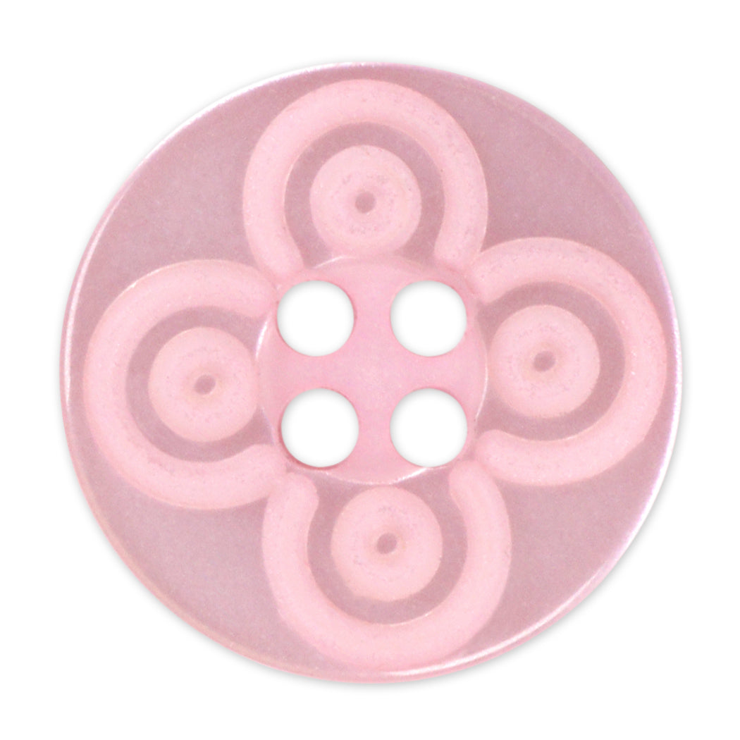 ELAN 2-Hole Button — 13 mm (1/2 in.) — Card of 4 - unpackaged view