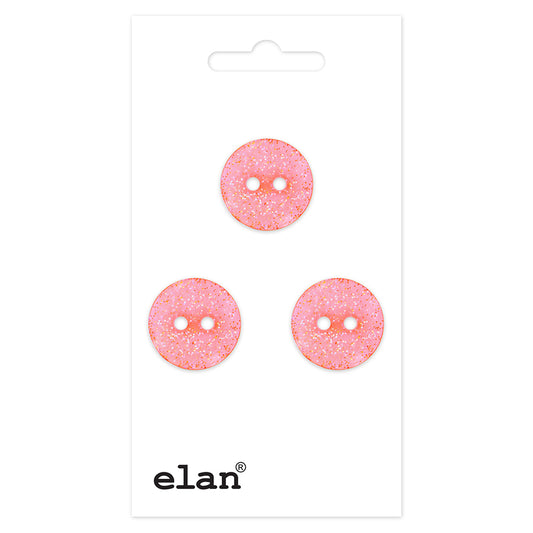 ELAN 2-Hole Button, 18 mm (3/4 Inch), 3 Count