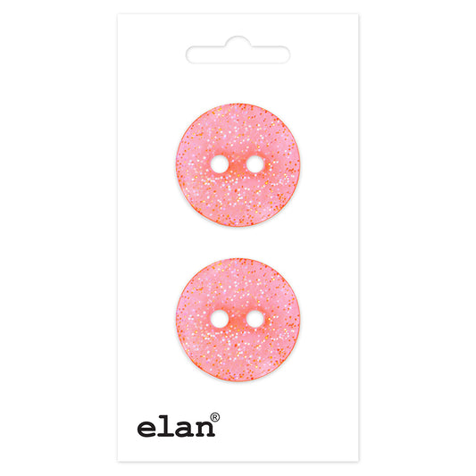ELAN 2-Hole Button, 23 mm (7/8 Inch), 2 Count