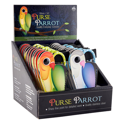 SEW TASTY Purse Parrot Embroidery Scissors, 3 5/8 Inch, 20 Display