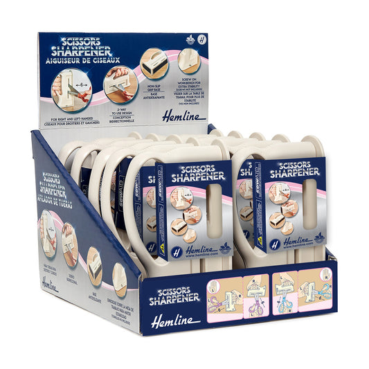 HEMLINE Scissors Sharpener, Two-Way, 10 Display