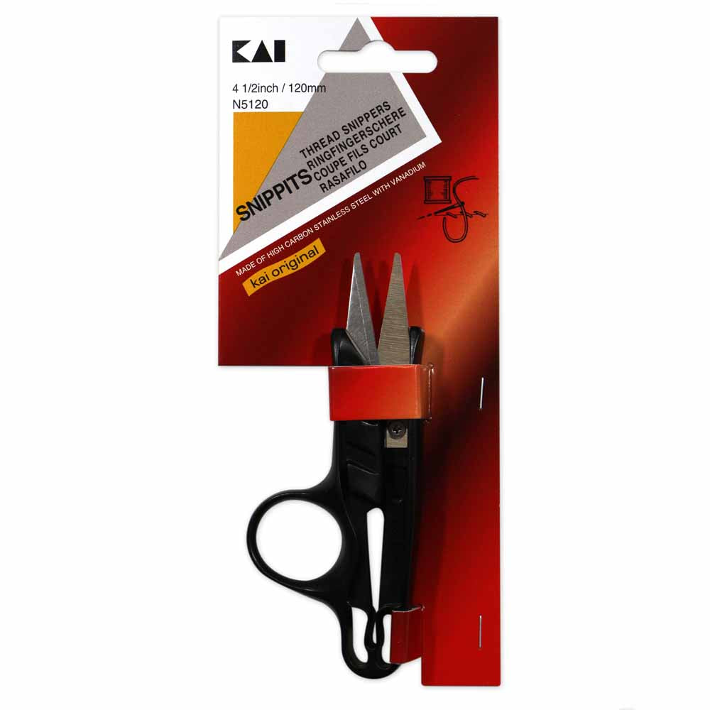 KAI 5120 Thread Snips Finger Loop 4 3/4 in (12.1 cm)