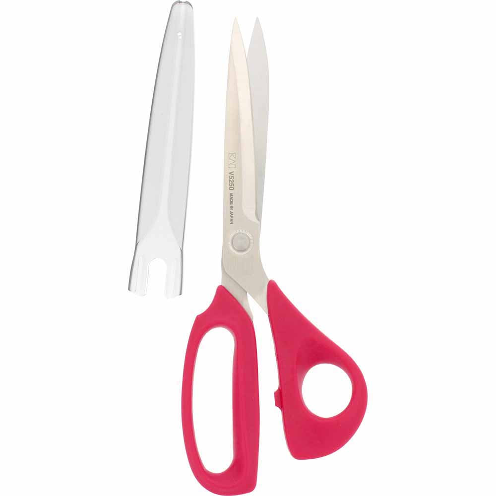 KAI V5250 Dressmaking Shears Very Berry 10 in (25.4 cm) With Blade Cap