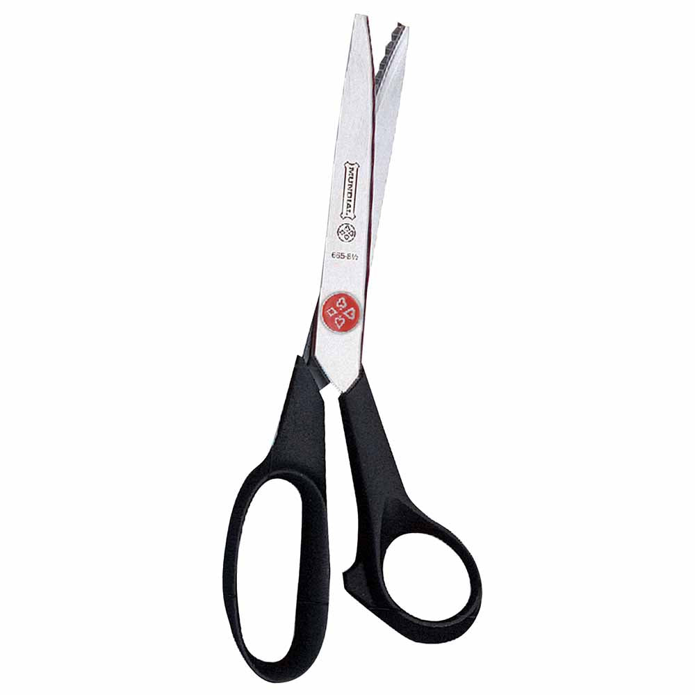 MUNDIAL Red Dot Pinking Shears 8.5 in (21.6 cm)