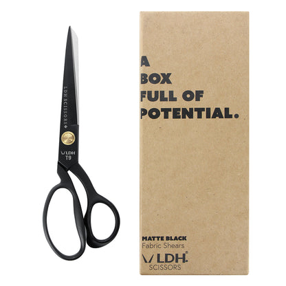 LDH Fabric Shears 9.5 in (24.1 cm) Matte Black Finish