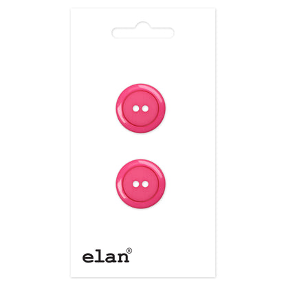 ELAN Button 2-Hole 20 mm (0.79 in) 2 Count