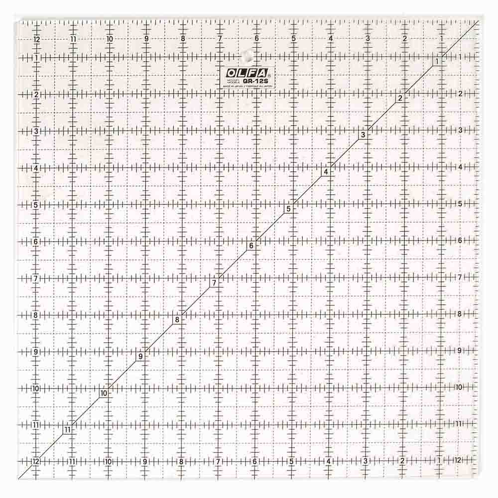 OLFA Frosted Acrylic Square Ruler 12 1/2 in