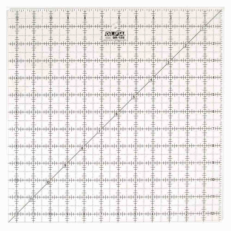 OLFA QR-12S - 12½" Règle carrée en acrylique givré
