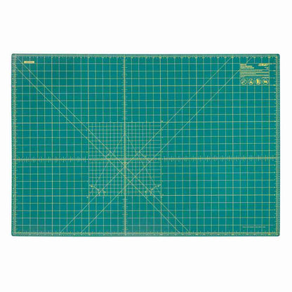 OLFA Double-Sided Self-Healing Rotary Mat 24 in × 36 in, Green