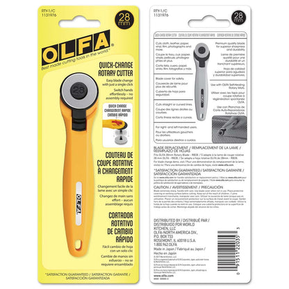 OLFA Quick-Change Rotary Cutter 28mm