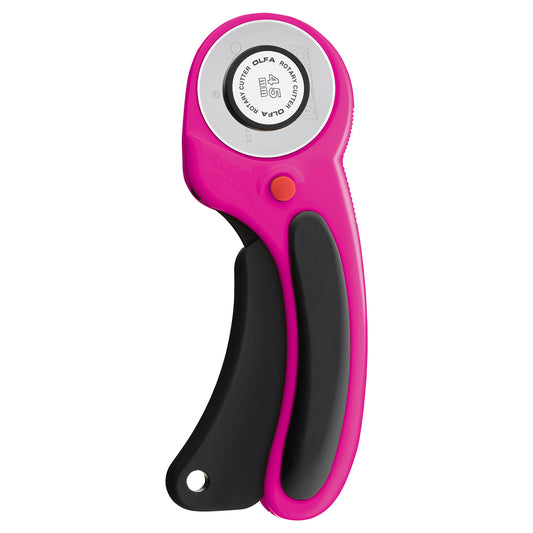 OLFA Ergonomic Rotary Cutter 45mm Magenta
