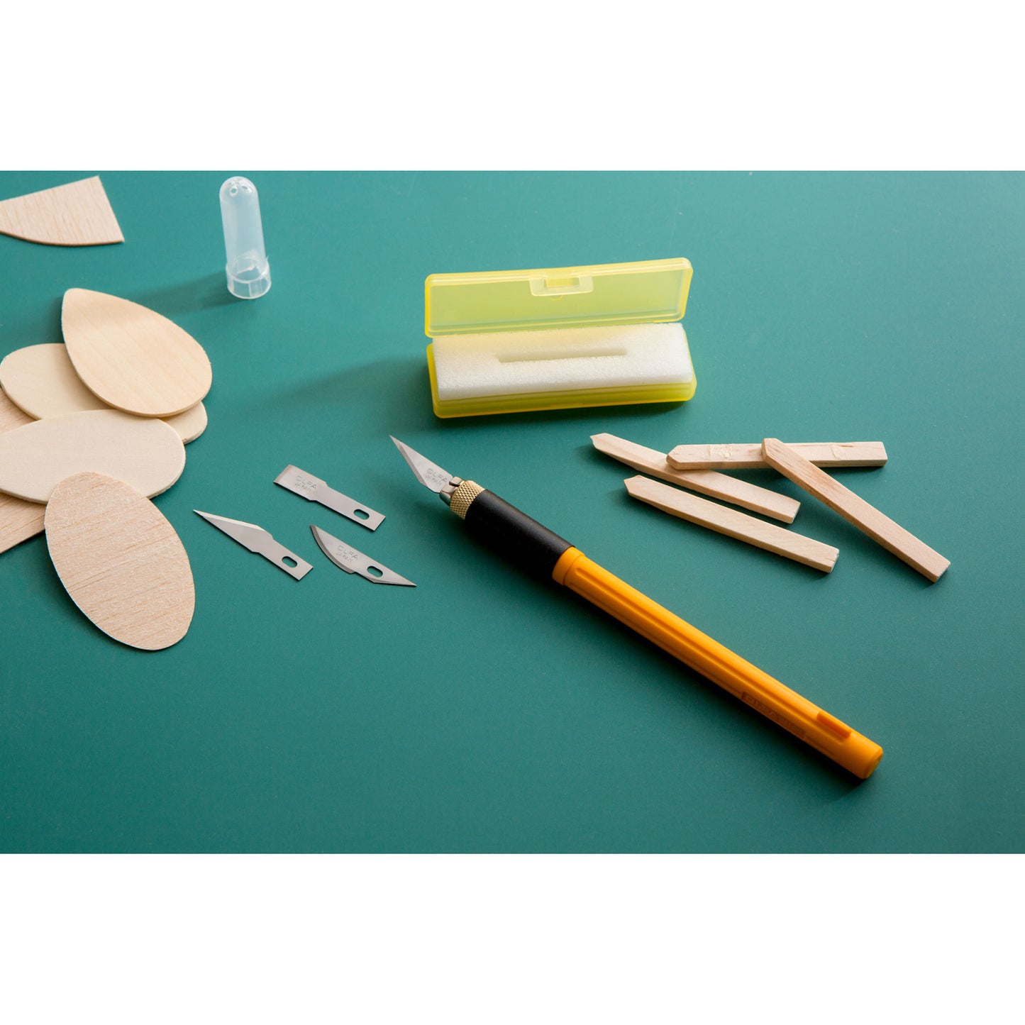 OLFA Cushion Grip Art Knife With 4 Blades