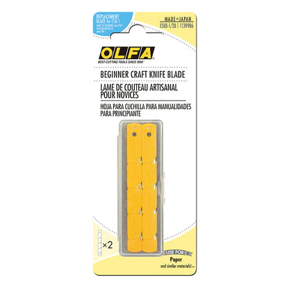 OLFA Beginner Craft Knife Replacement Blades 2-Pack