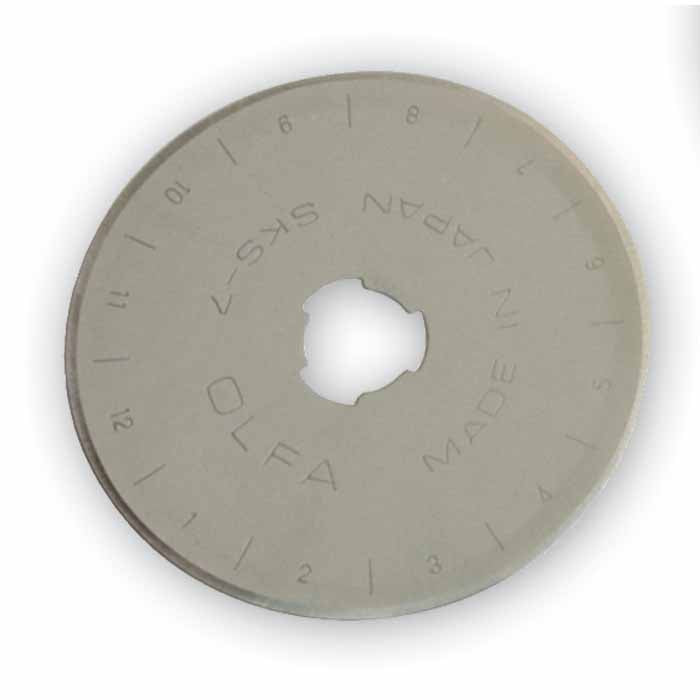 OLFA Rotary Replacement Blade Tungsten Tool Steel 45 mm 5-Pack