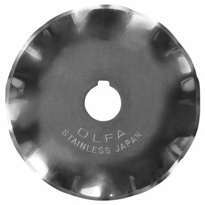 OLFA Wave Rotary Blade Stainless Steel 45 mm 1-Pack