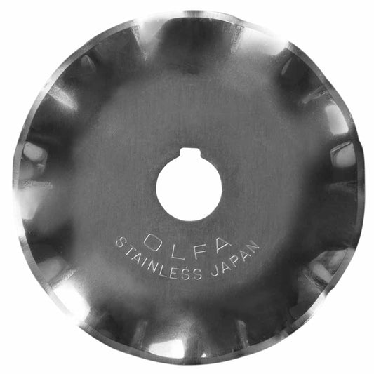 OLFA Wave Rotary Blade Stainless Steel 45 mm 1-Pack