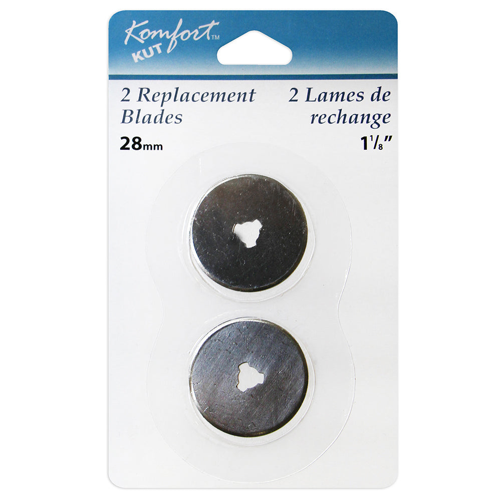 KOMFORT KUT Replacement Blade – 28 mm (1″) – 2-Pack