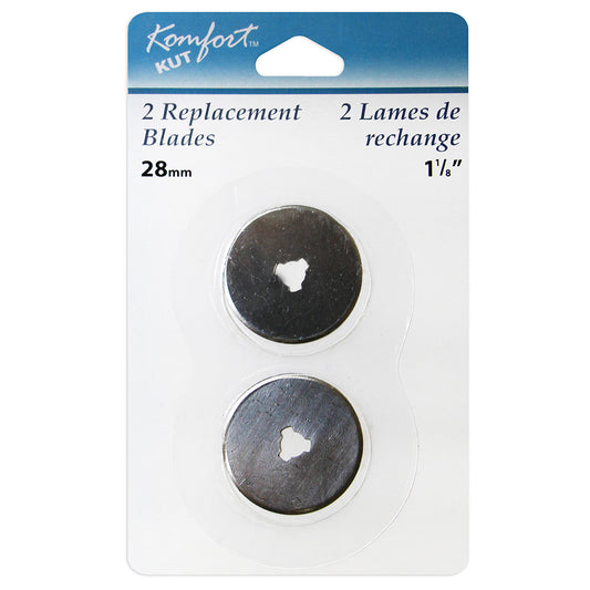 KOMFORT KUT Replacement Blade – 28 mm (1″) – 2-Pack