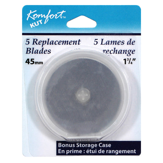 KOMFORT KUT Straight Blades – 45 mm (1 3/4″) – 5-Pack