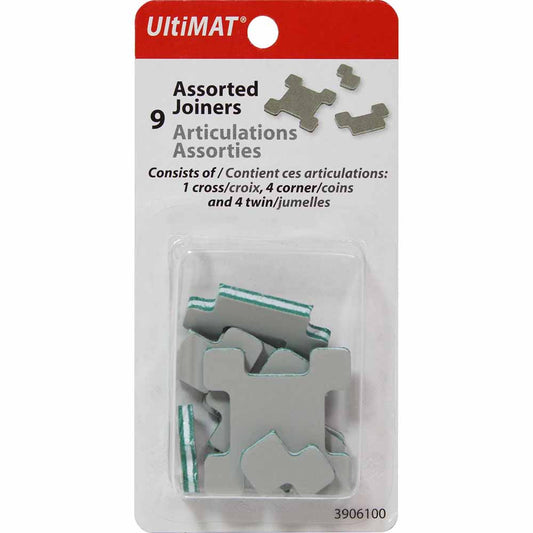 ULTIMAT Connectible Cutting Mat Joiners Assortment 9-Piece Set