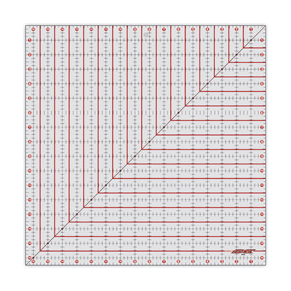 CUTTING EDGE Frosted Square Quilting Ruler, Sharpening Edge, 16.5 in