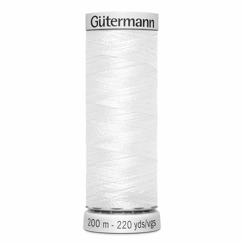 GÜTERMANN Dekor Rayon Thread 200 m - White