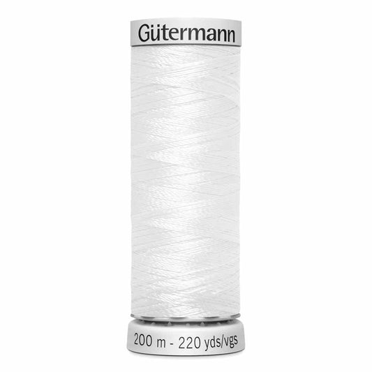 GÜTERMANN Dekor Rayon Thread 200 m - White