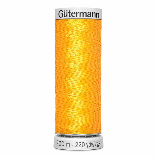 GÜTERMANN Dekor Rayon Thread 200 m - Goldenrod