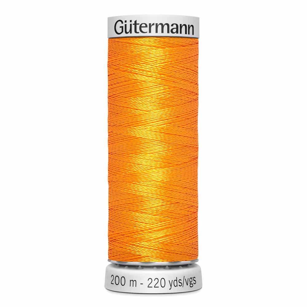 GÜTERMANN Dekor Rayon Thread 200 m - Orange Gold