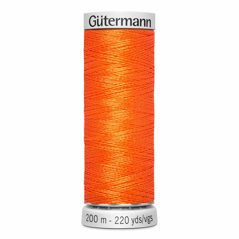 GÜTERMANN Dekor Rayon Thread 200 m - Orange Crush