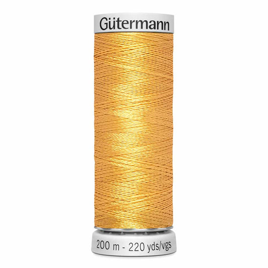 GÜTERMANN Dekor Rayon Thread 200 m - Dark Maize