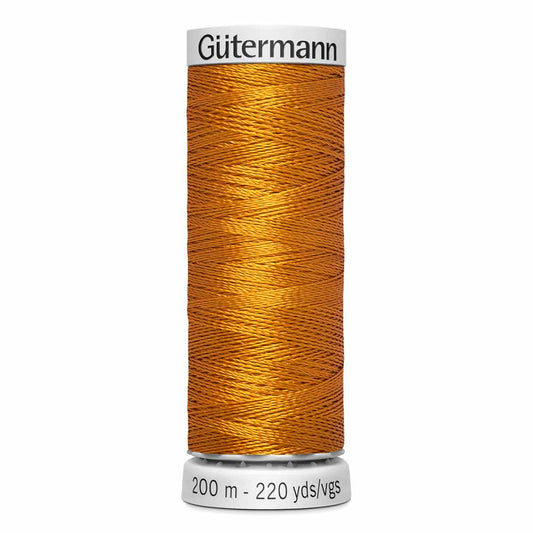 GÜTERMANN Dekor Rayon Thread 200 m - Burnt Orange
