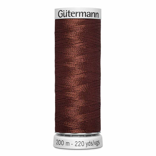 GÜTERMANN Dekor Rayon Thread 200 m - Rich Coffee