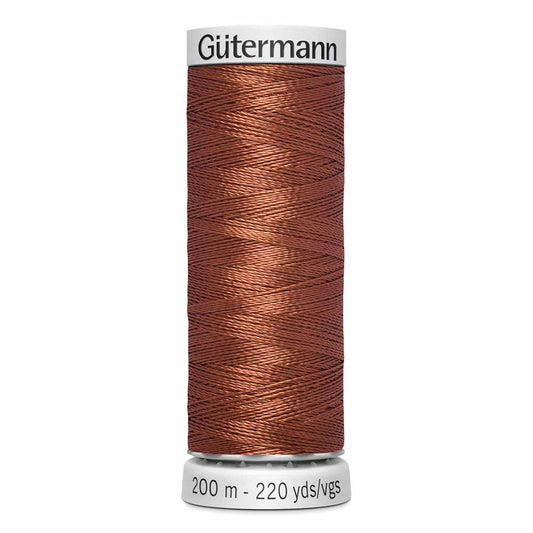 GÜTERMANN Dekor Rayon Thread 200 m - Firebrick