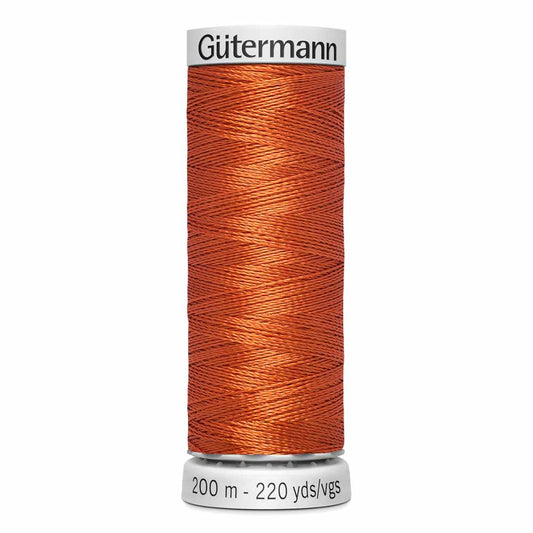 GÜTERMANN Dekor Rayon Thread 200 m - Dark Terra Cotta