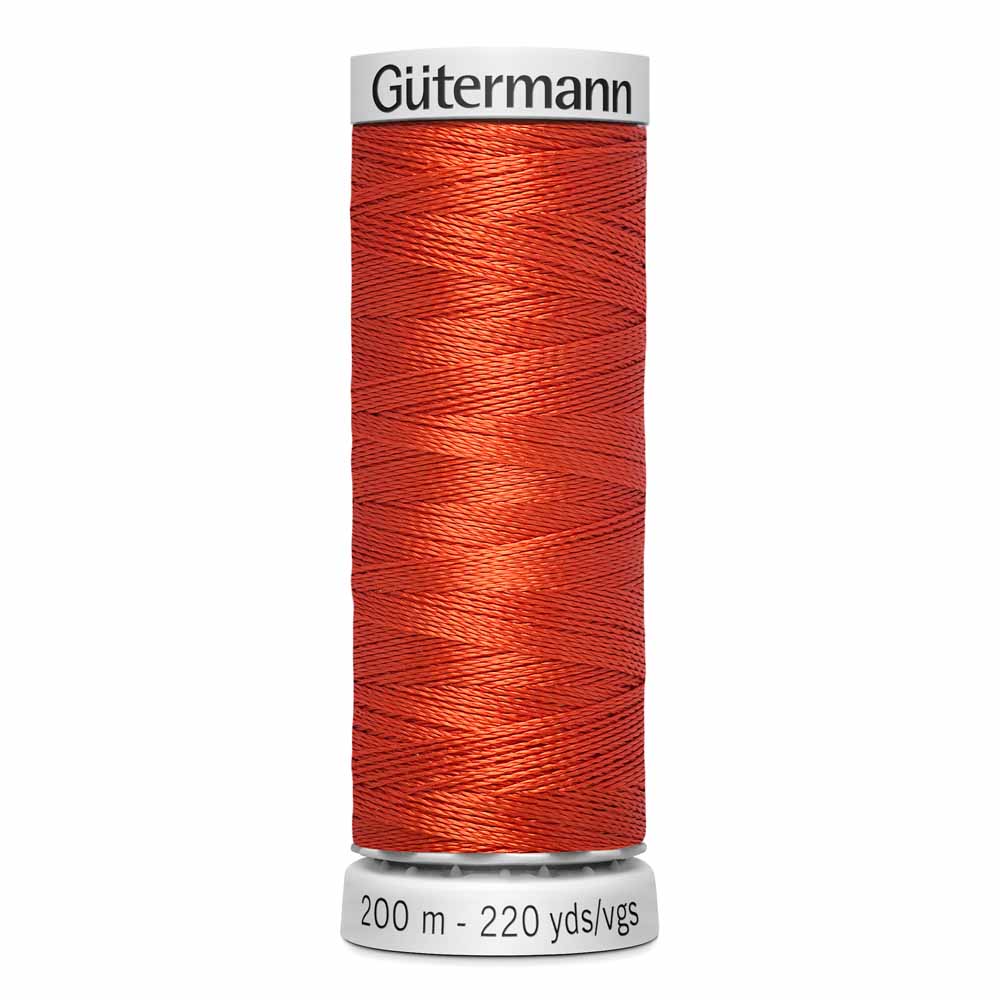GÜTERMANN Dekor Rayon Thread 200 m - Flaming Orange