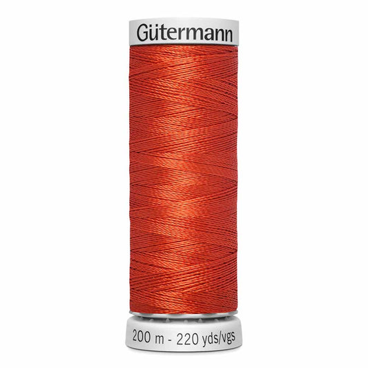 GÜTERMANN Dekor Rayon Thread 200 m - Flaming Orange