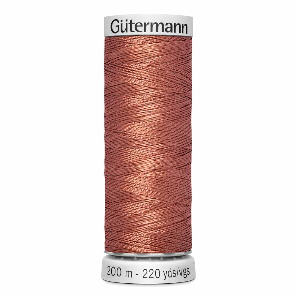 GÜTERMANN Dekor Rayon Thread 200 m - Deep Rust