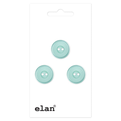 ELAN 2-Hole Button, 15mm (5/8in), 3 Pack