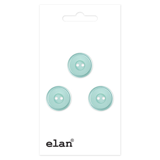 ELAN 2-Hole Button, 15mm (5/8in), 3 Pack